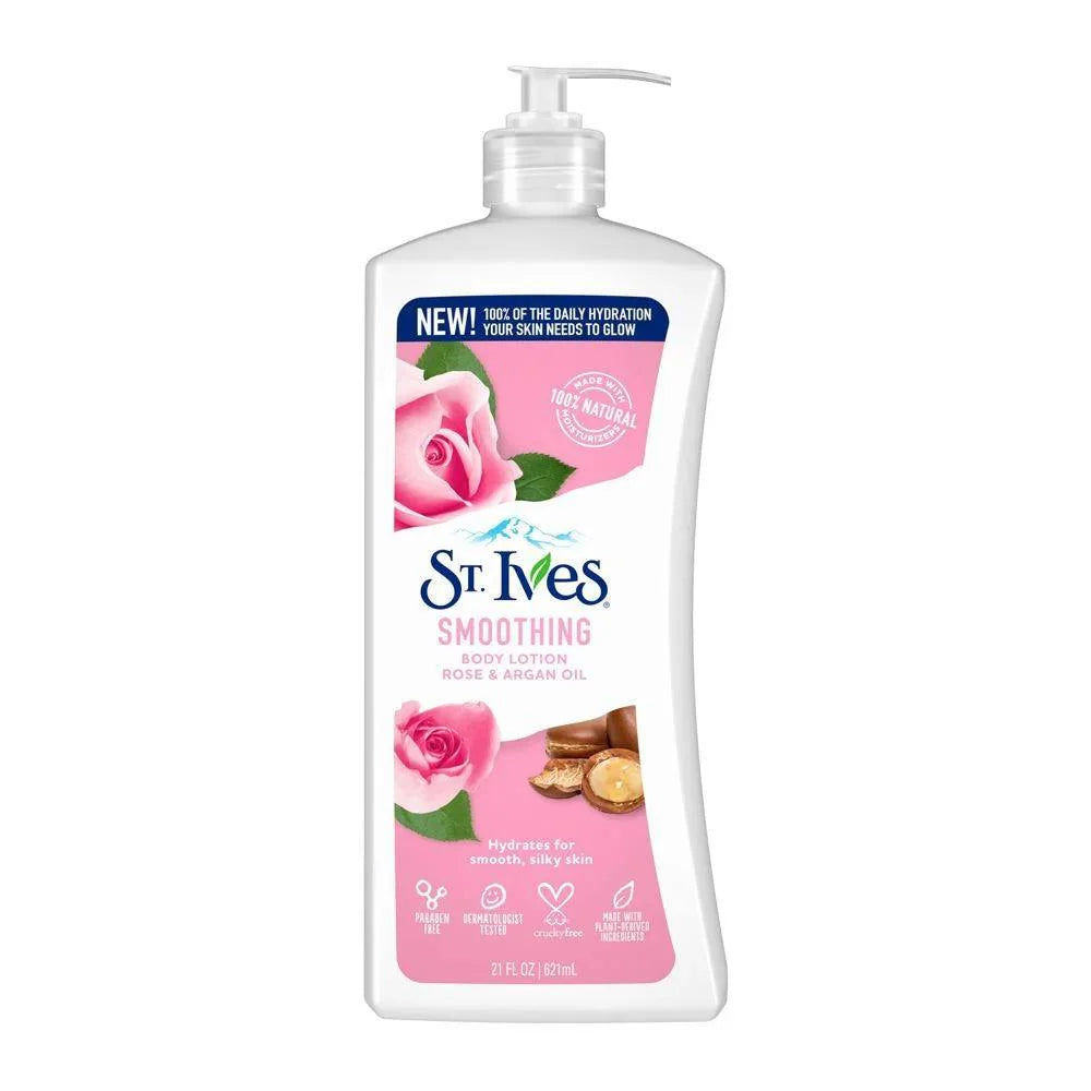 Stives Body Lotion Usa Smoothing Rose & Argan Oil - 621ML