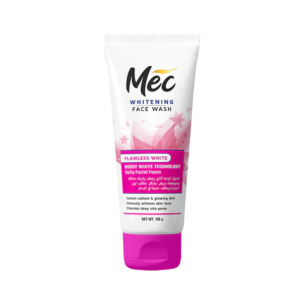 Mec Whitening Flawless White Face Wash - 100ml | Premium Skincare & Beauty Products in Pakistan