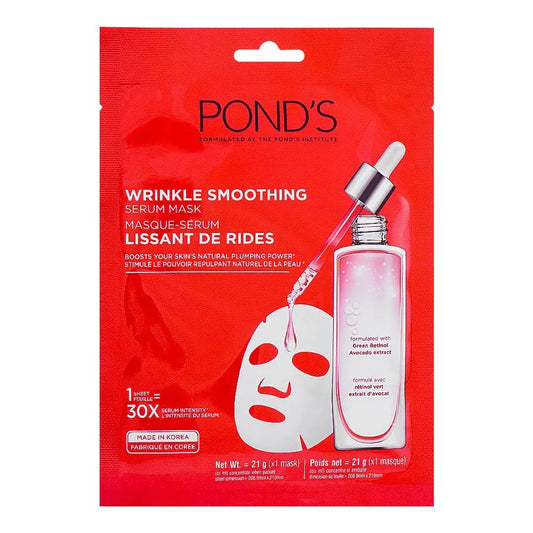 Ponds- Wrinkle Smoothing Correcting Serum Mask - 21g
