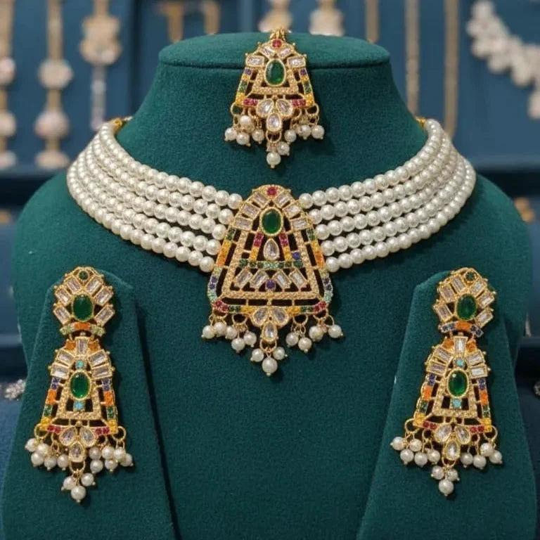 9 Ratan Pal Choker Necklace Set