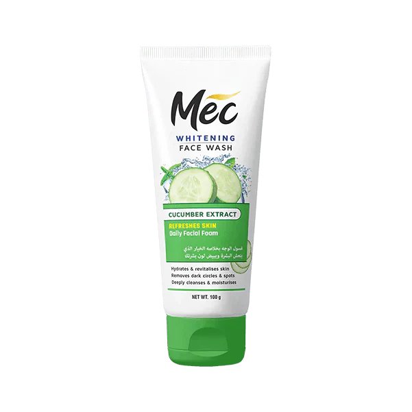 Mec Whitening Cucumber Extract Face Wash 100ML | Premium Skincare & Beauty Products in Pakistan