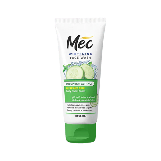 Mec Whitening Cucumber Extract Face Wash 100ML | Premium Skincare & Beauty Products in Pakistan