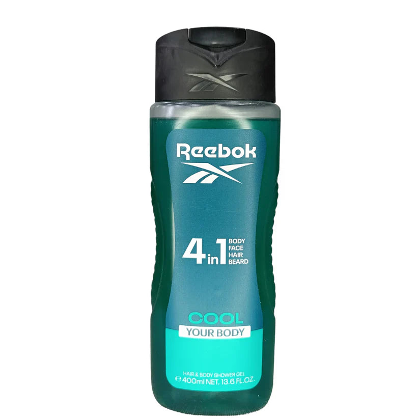 Reebok 4 in 1 Hair & Body Shower Gel Cool Your Body