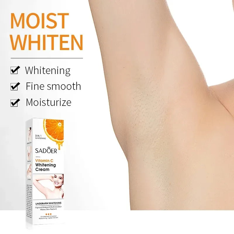 SADOER 3 IN 1 Vitamin C Underarm & Private Parts Whitening Cream | Premium Skincare & Beauty Products in Pakistan