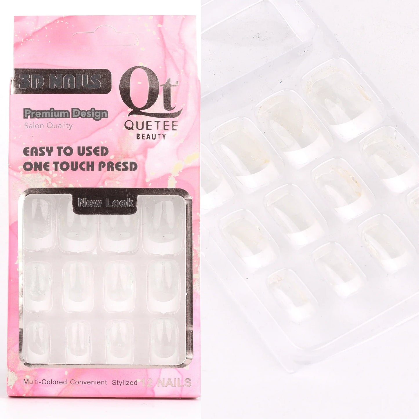 Quetee Beauty  3D Nails Premium Design Fourteen