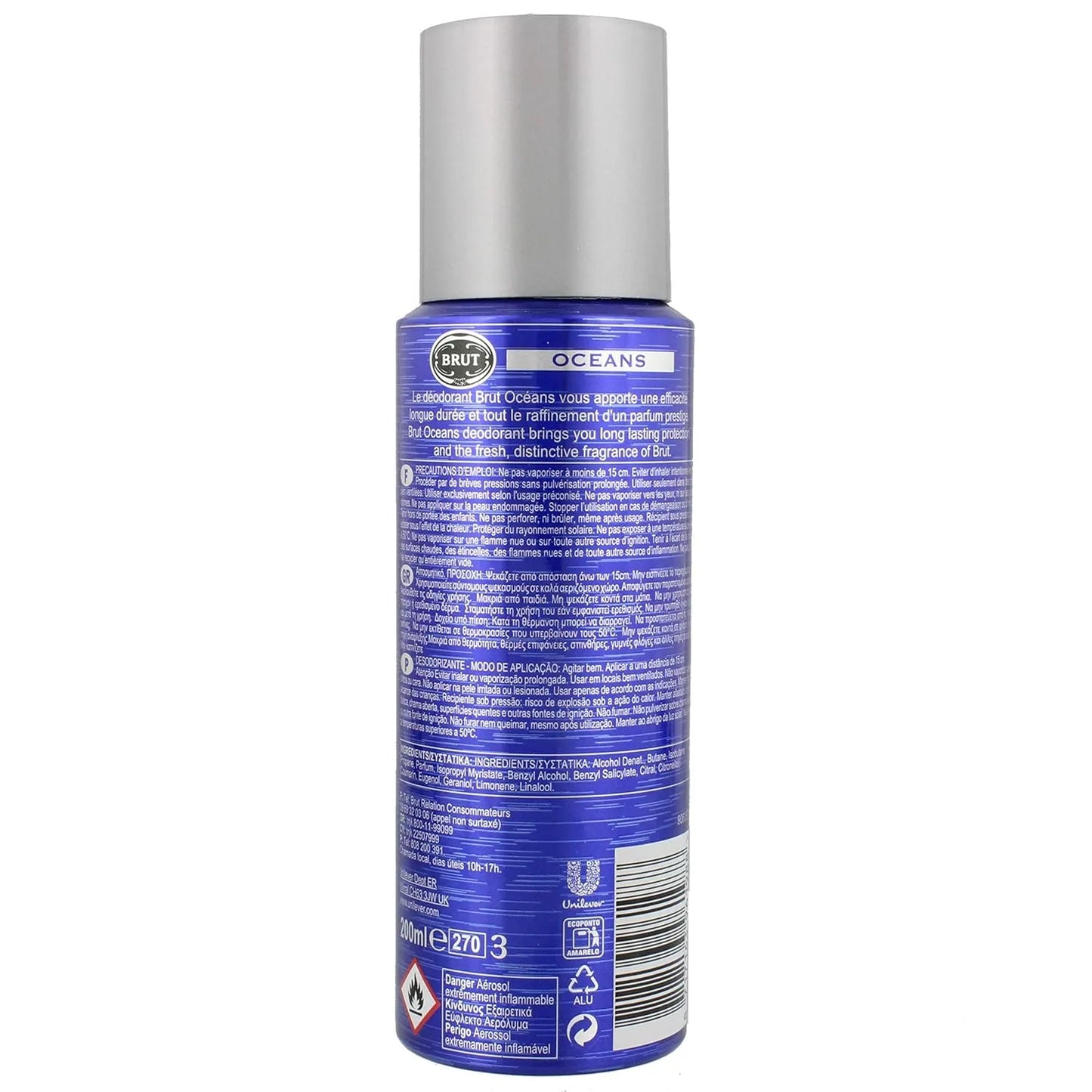 Oceans Deodorant Body Spray by Brut for Men - 200ml
