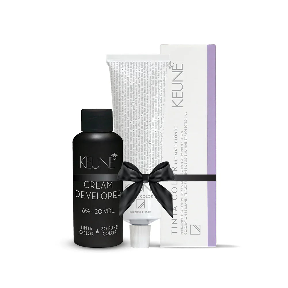 Keune Tinta Color Deal Super Intense Violet Blonde 1577 with Keune Developer 20 Volume - 60 ml