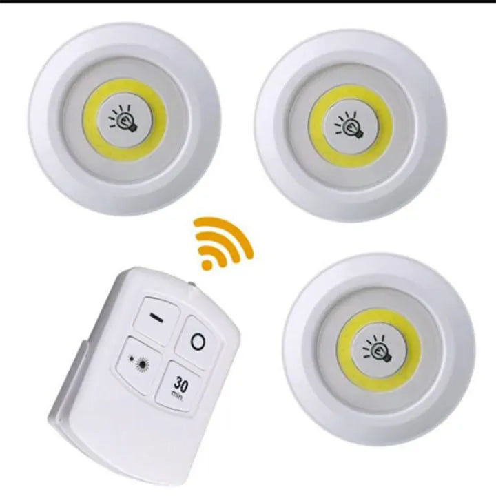 LED under-cabinet lights with a remote control