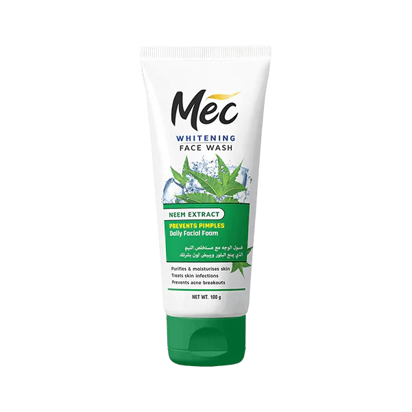 Mec Whitening Neem Extract Face Wash 100ML | Premium Skincare & Beauty Products in Pakistan