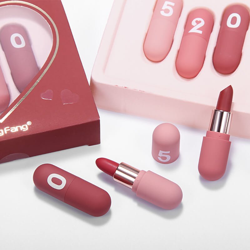 HengFang Velvet Matte Long Lasting Lipstick Set