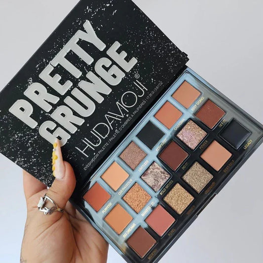 Hudamoji Pretty Grunge Eyeshadow Palette - 18 Colors