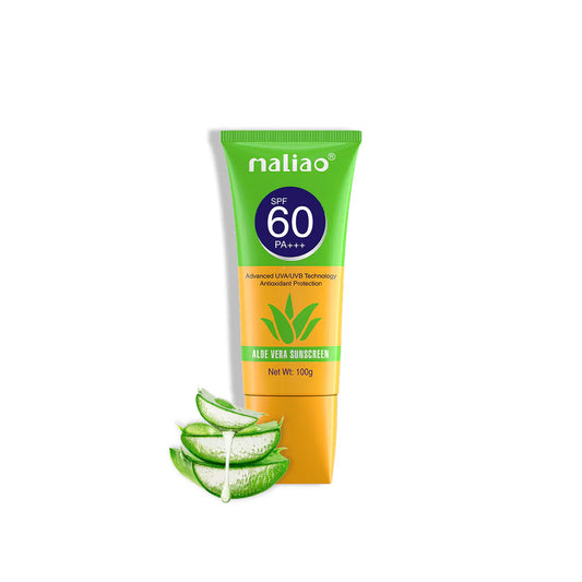 Maliao Aloe Vera Sunscreen SPF 60 PA+++ - Ultimate Sun Protection for Your Skin - 100g | Premium Skincare & Beauty Products in Pakistan