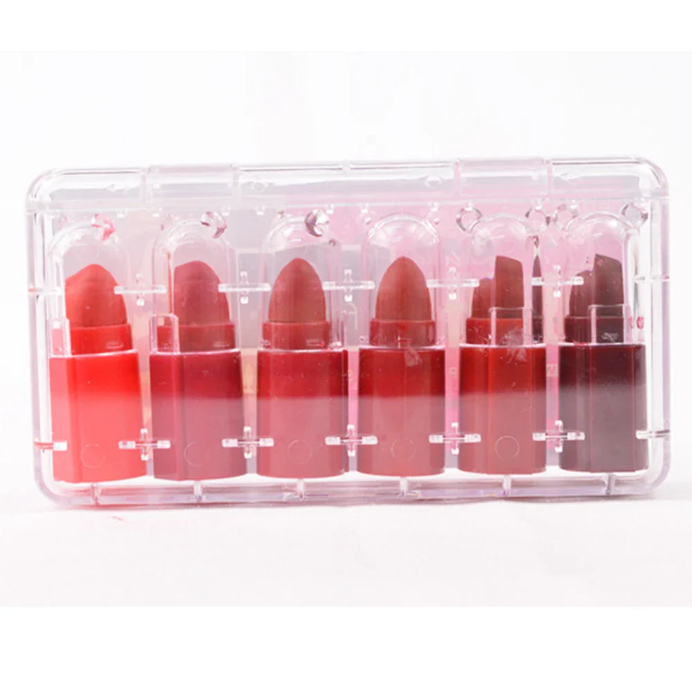 Fflomror 36H Long Lasting Mini Lipsticks - Pack Of 6