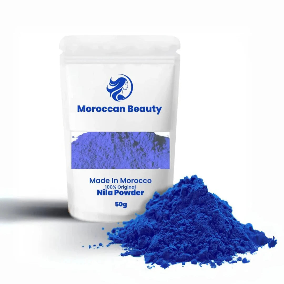 Moroccan Beauty Nila Blue Powder – 50g | Premium Skincare & Beauty Products in Pakistan