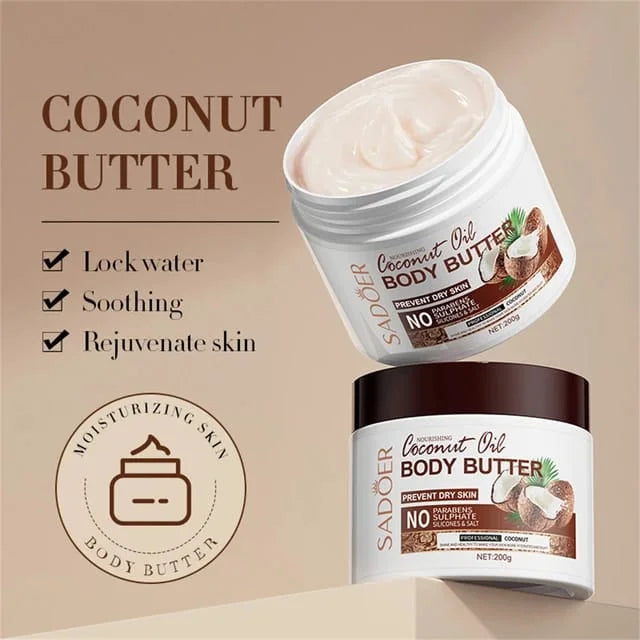 Sadoer Body Butter Coconut Cream 200g | Premium Skincare & Beauty Products in Pakistan