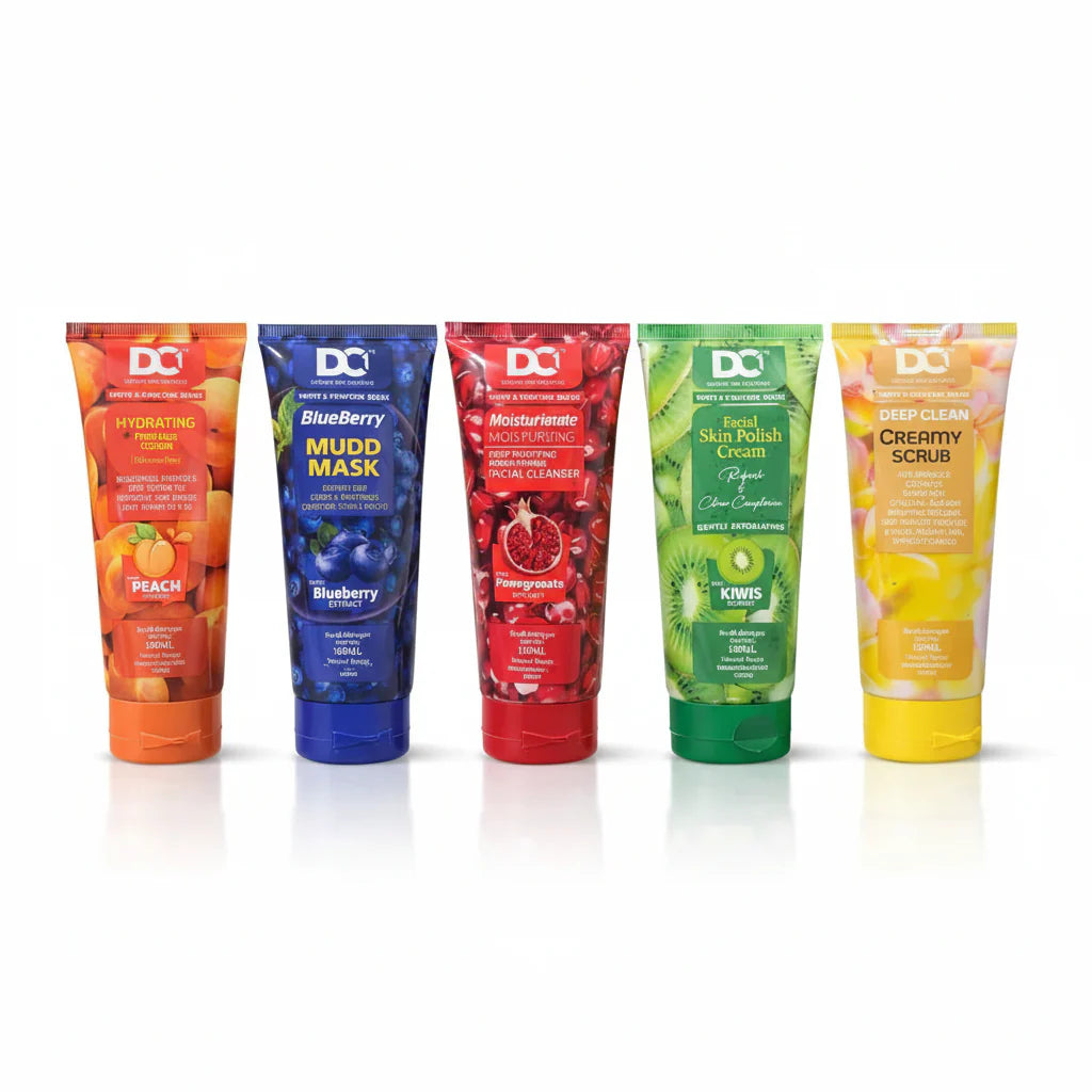 DC-1 5-Steps Fruit Facial Kit – 150ml Each Tube