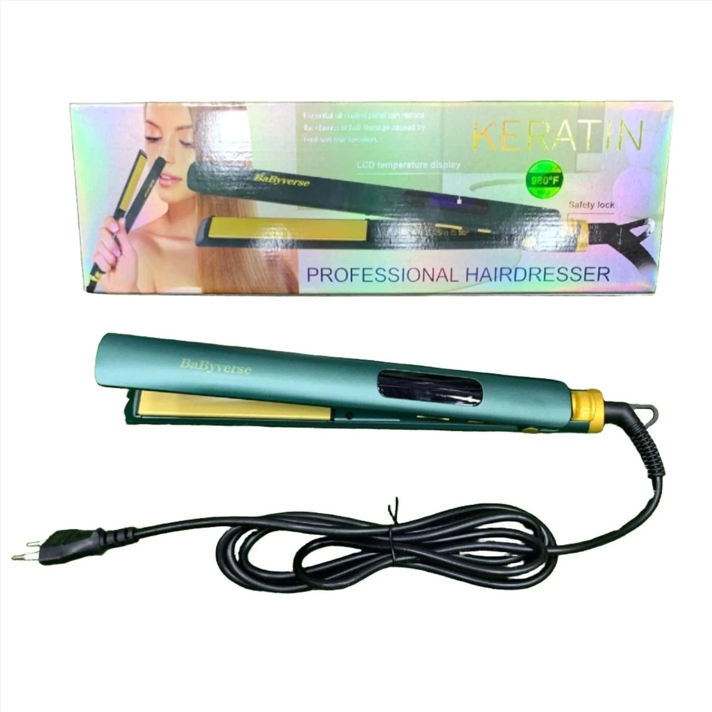 Babyverse Professional Keratin Hair Straightener 980F