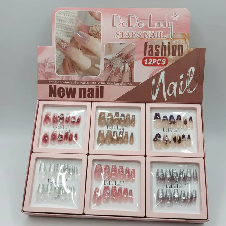 DoDo Lady Stars Nail Fashion Glitter & Rhinestone Set