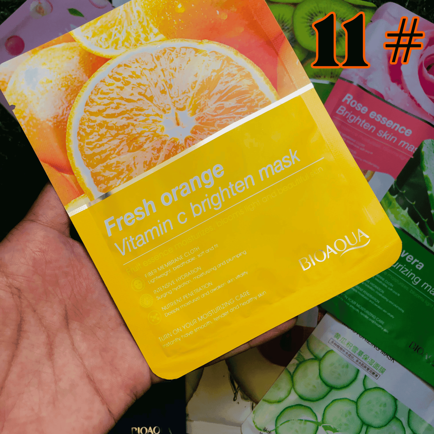 Moisturizing Face Sheet Mask - Imported -  LIMITED STOCK 🚨 - 11 PACK