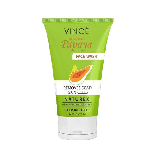 Vince Exfoliating Papaya Face Wash - 120ml | Premium Skincare & Beauty Products in Pakistan