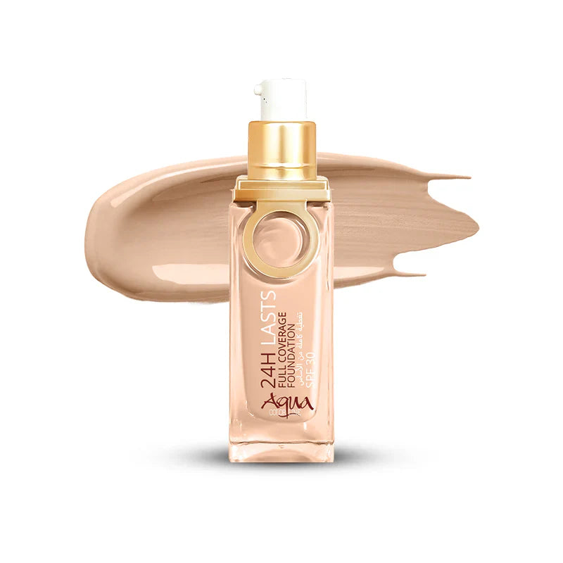Aqua Color 24H Last Full Coverage Foundation - 25ml
