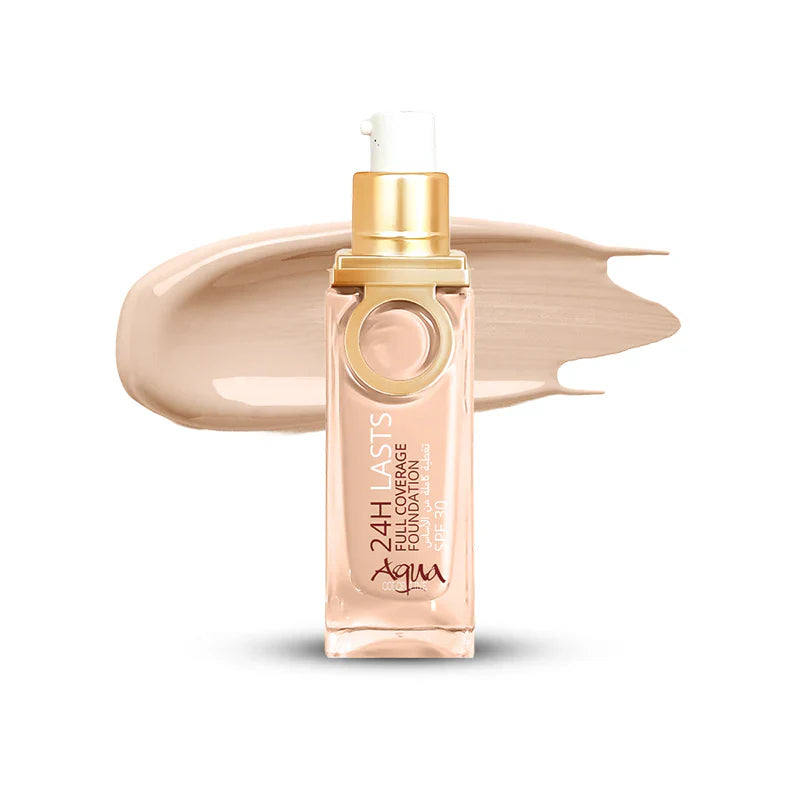 Aqua Color 24H Last Full Coverage Foundation - 25ml