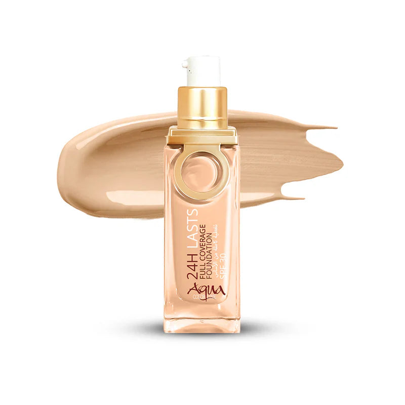 Aqua Color 24H Last Full Coverage Foundation - 25ml