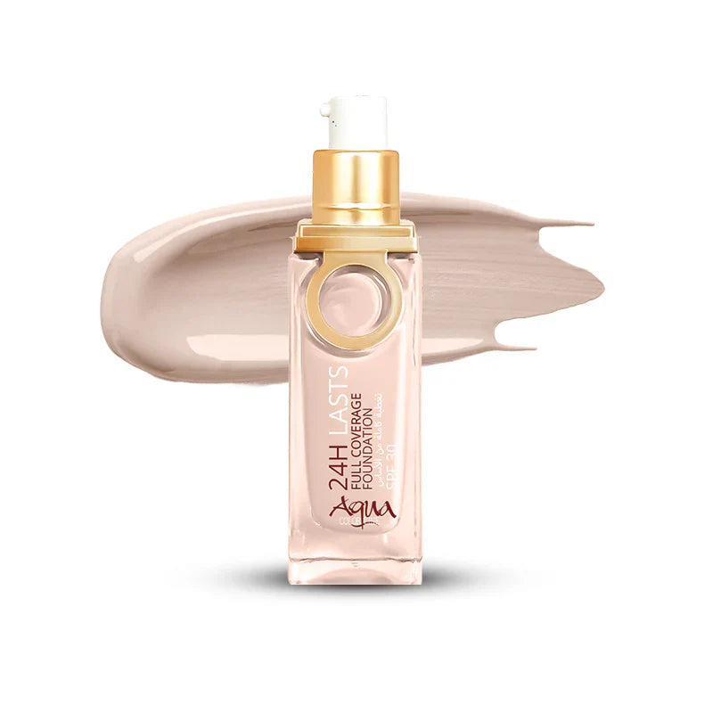 Aqua Color 24H Last Full Coverage Foundation - 25ml