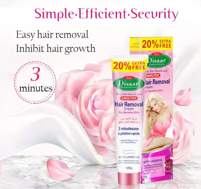 Disaar Depilatory Body Painless Effective Hair Removal Cream - 120g