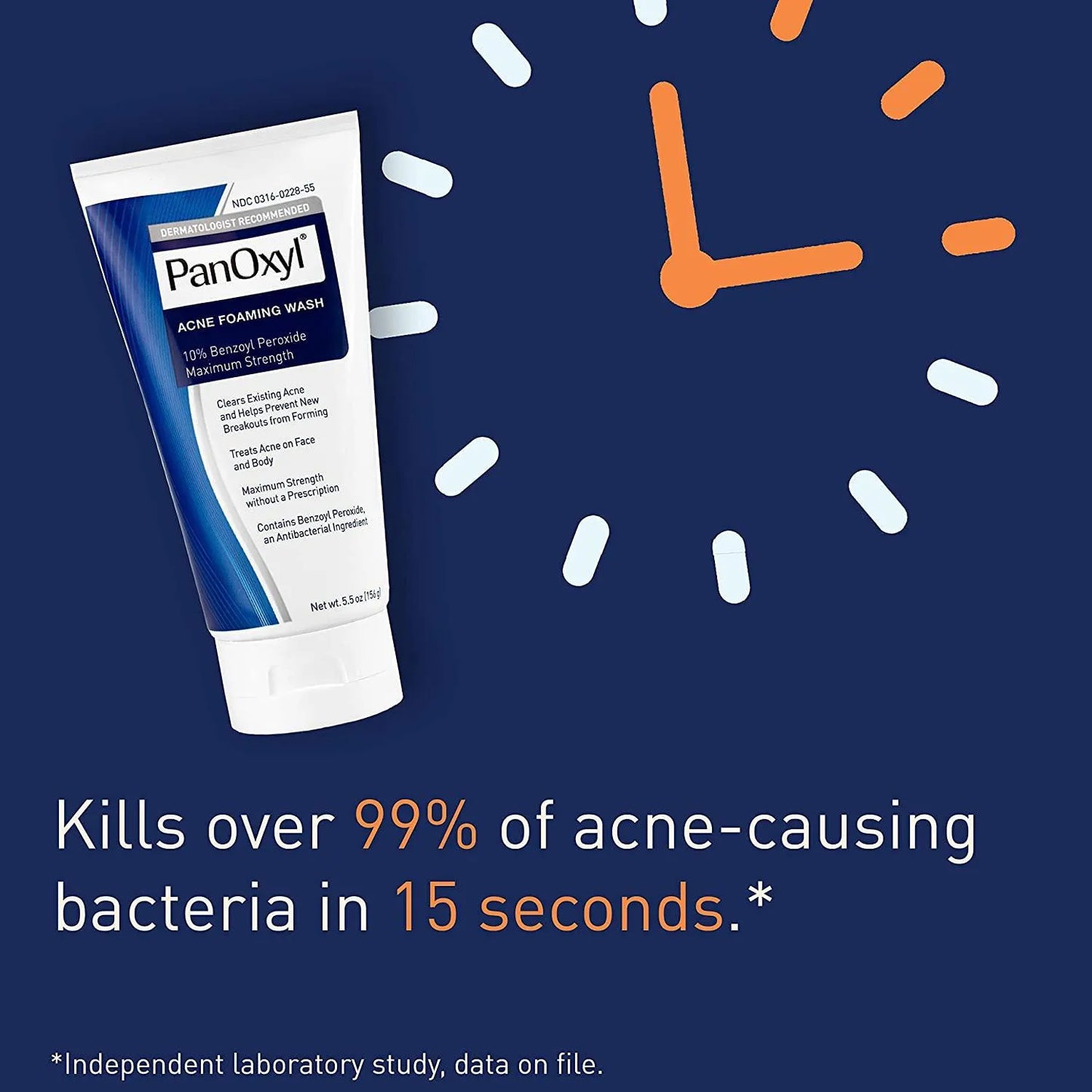 PanOxyl 10% Benozyl Peroxide Facewash For Acne And Pimples 156g | Premium Skincare & Beauty Products in Pakistan