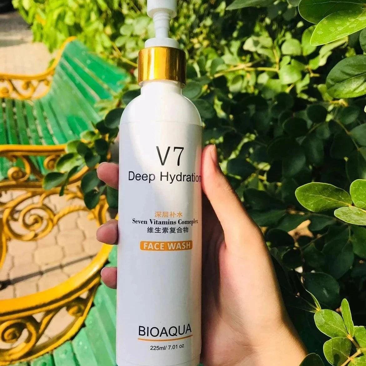 Bioaqua V7 Deep Hydration Face Wash - 225ml | Premium Skincare & Beauty Products in Pakistan