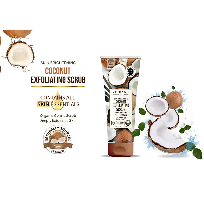 Vibrant Beauty Coconut Exfoliating Scrub - 200ml