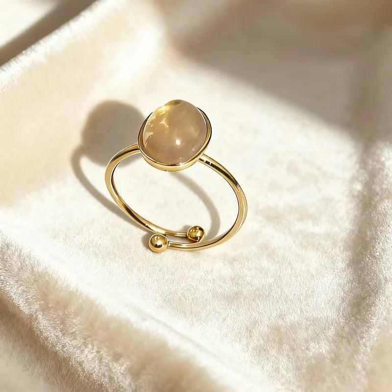 Cat eye Adjustable ring