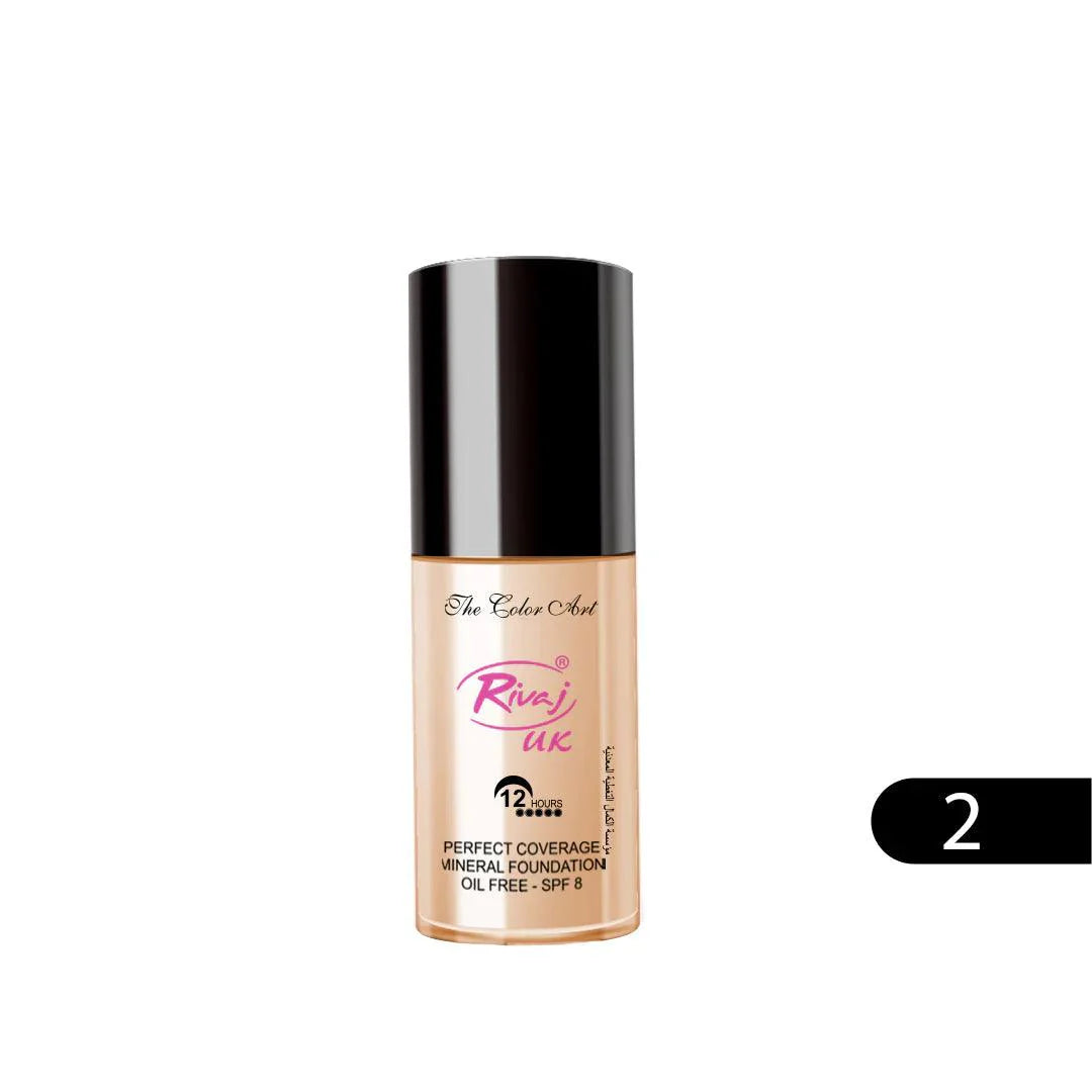 Rivaj Perfect Coverage Mineral Foundation - 30ml