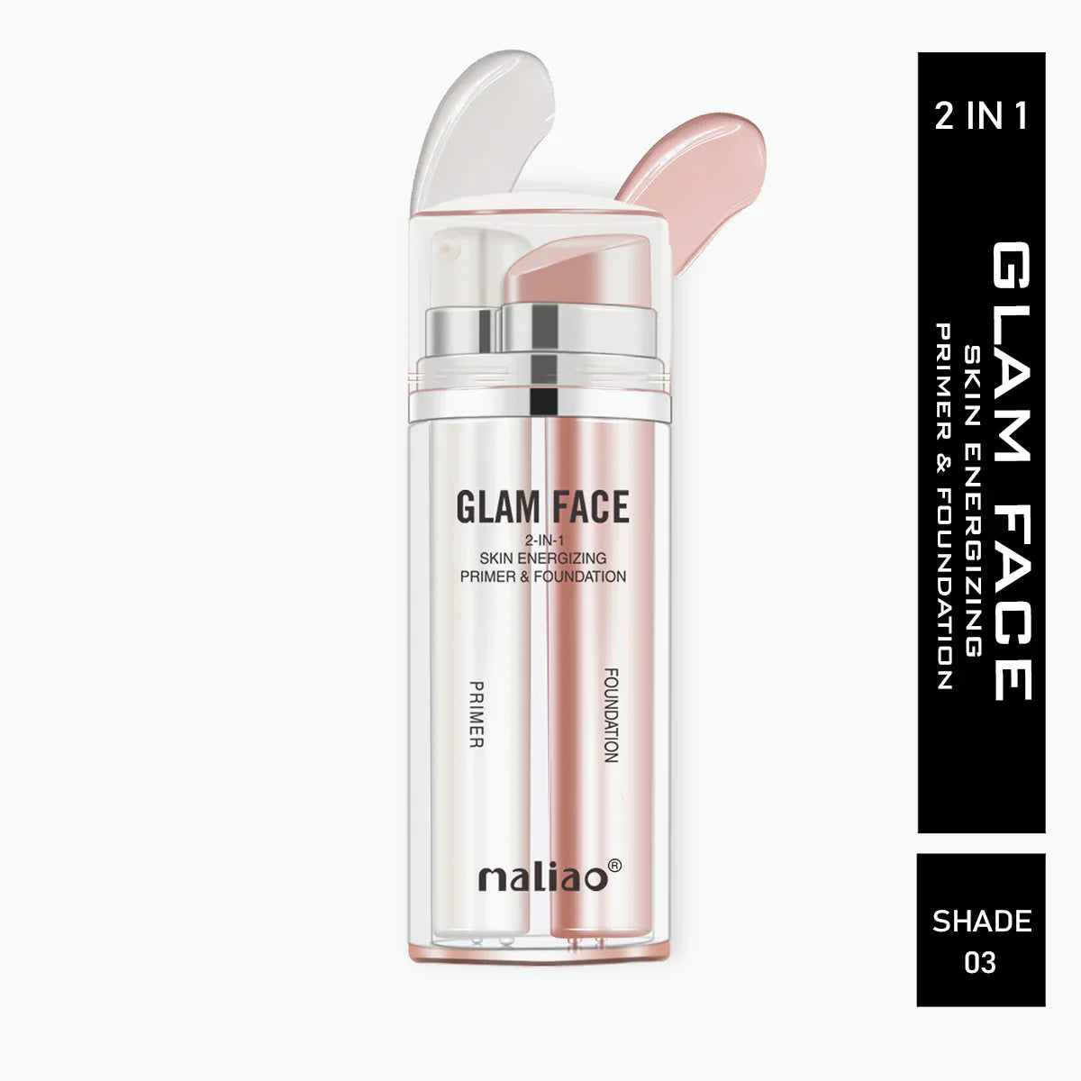 Maliao 2-in-1 Skin Energizing Base Primer + Foundation