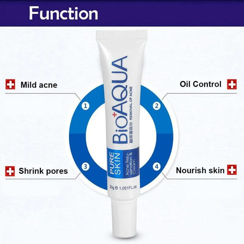 BIOAQUA- Acne Removal Pure Skin Cream - 30g | Premium Skincare & Beauty Products in Pakistan