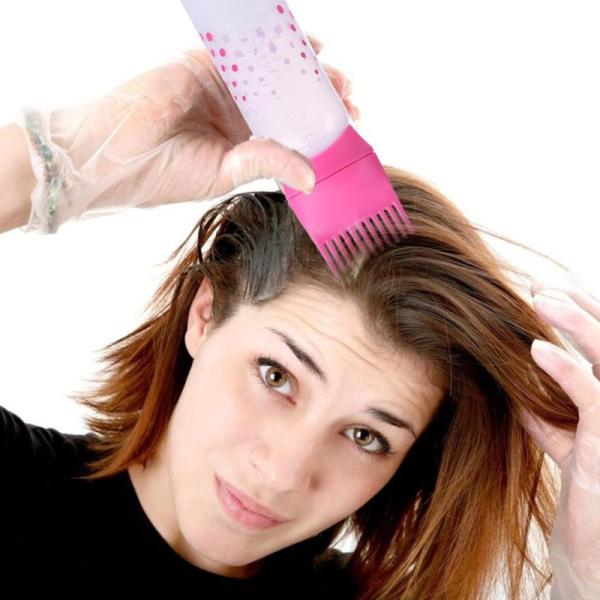 Empty Hair Dye Bottle -  Reusable With Applicator Brush Bottles - 120ml