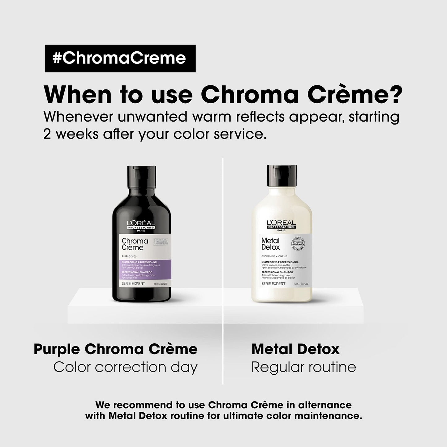 L'Oreal Professional Paris Chroma Creme Purple Dyes Shampoo 300ml