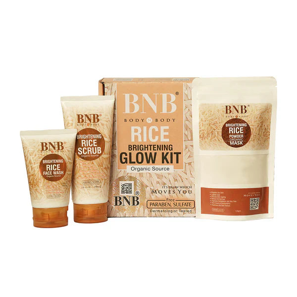 BNB Rice Extract Bright & Glow Kit (Original) | Premium Skincare & Beauty Products in Pakistan