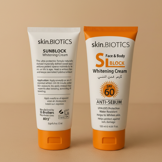 Skin.Biotics Face & Body Sunblock Whitening Cream - 120ml