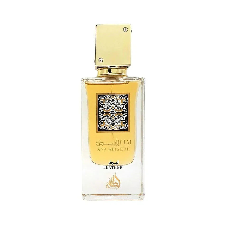 Lattafa I Am White Ana Abiyedh Leather Eau de Parfum – 60ml