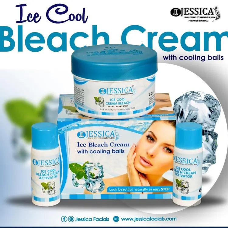 2 in 1 Jessica Ice Cool Bleach Cream 500ml | Premium Skincare & Beauty Products in Pakistan
