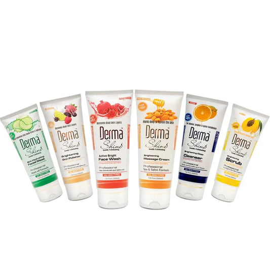 Derma Shine 6 in 1 Facial Fruit Kit - 70ml Each | Premium Skincare & Beauty Products in Pakistan