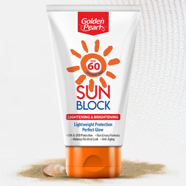 Golden Pearl Sun Block Lightening & Brightening SPF60