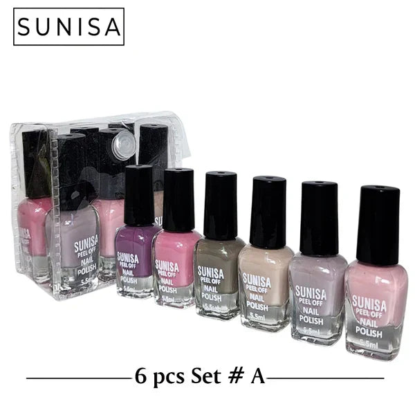 3 In 1 New Makeup Deal Kathleen 6 pcs Lip Liner Pencil +Sunisa 6pcs Nail Polish+96 pcs Fake Nails