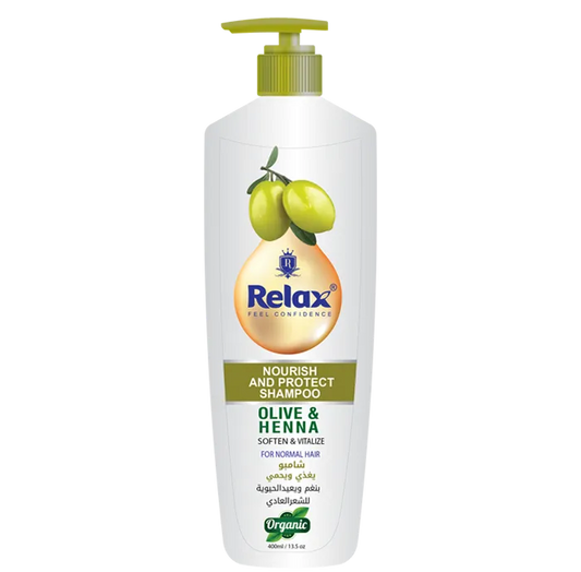 Relax Olive & Henna Shampoo - 400ml