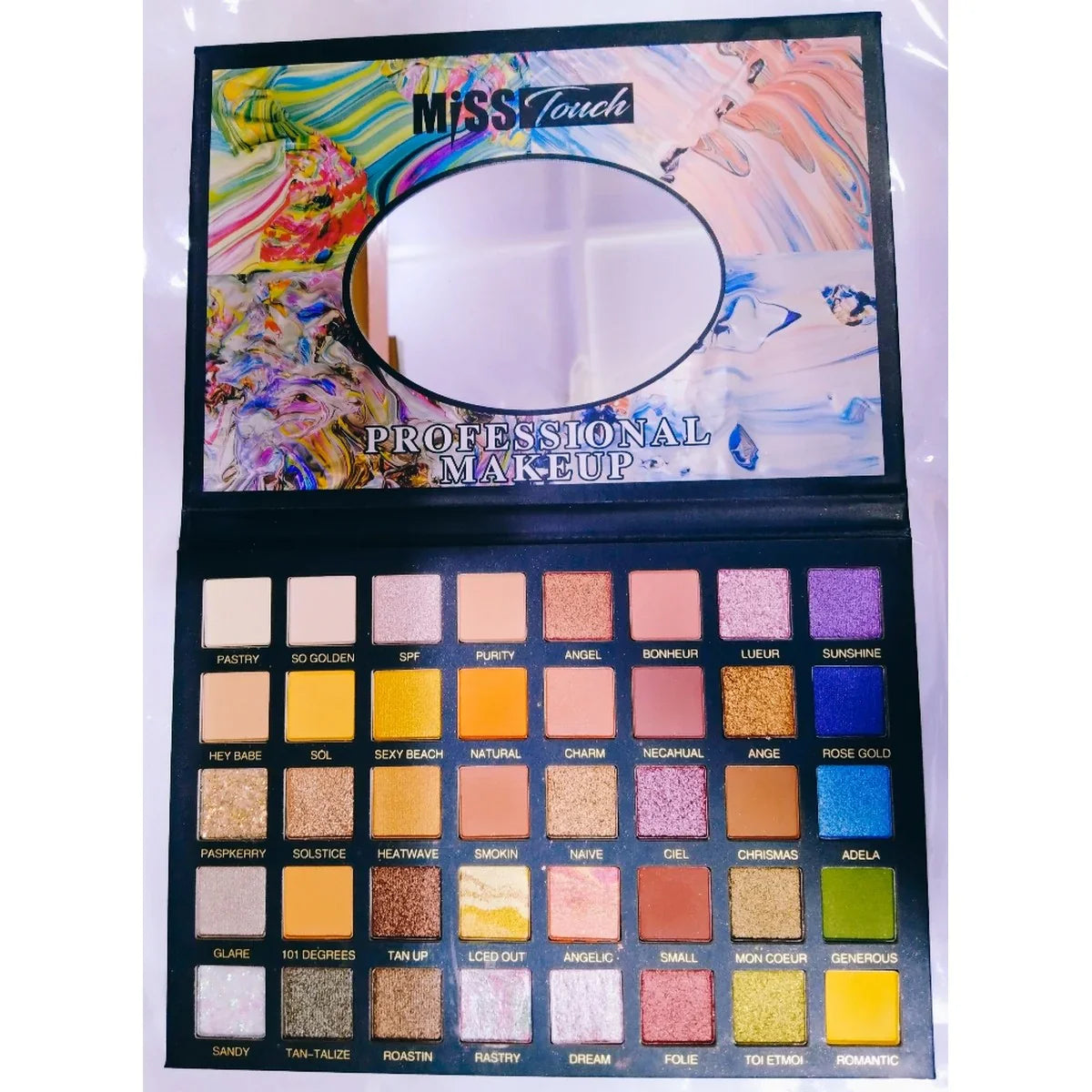 Miss Touch Eyeshadow Palette - 40 Colors