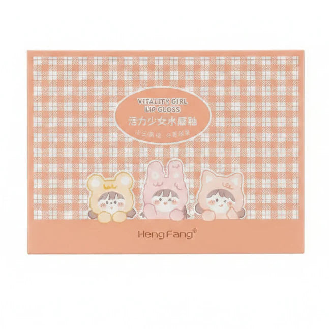 Heng Fang Vitality Girl Lip Gloss Set - 6Pcs