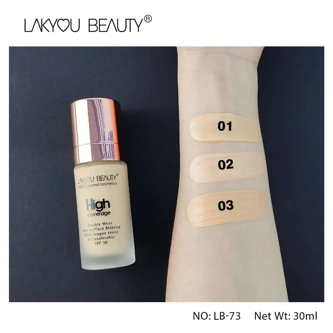 Lakyou Beauty Full Coverage Foundation - 30ml