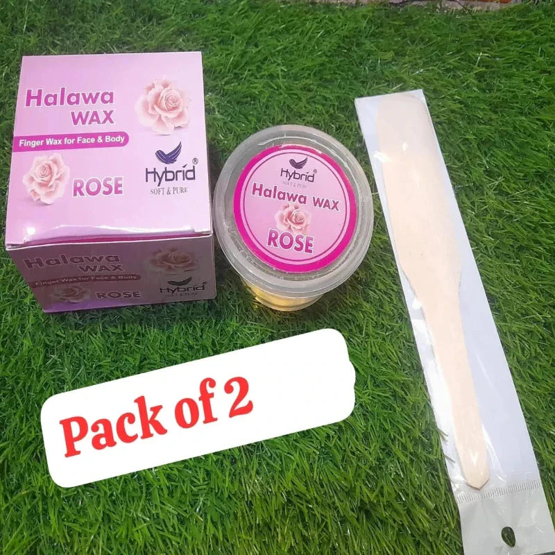 Deal pack of 2 Pcs 1 Halawa Finger Wax  For Face & Body  1 wax Stick